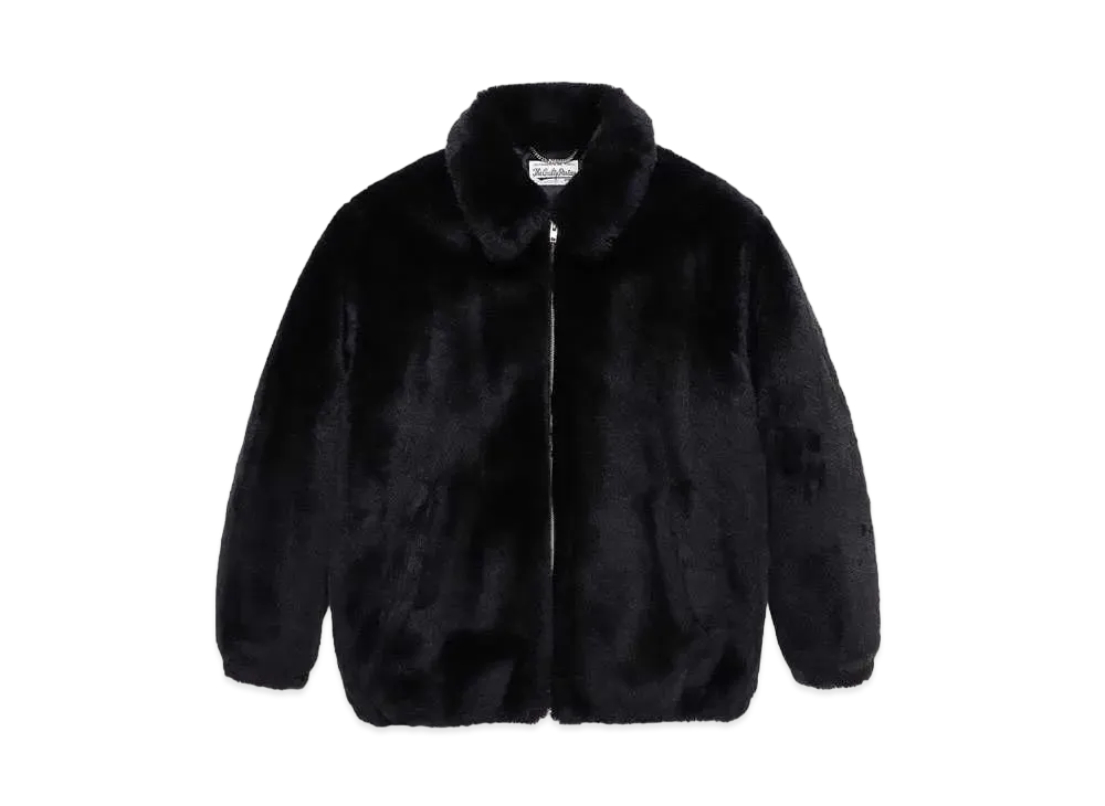 WACKO MARIA FUR ZIP JACKET 裏地無地 "Black"