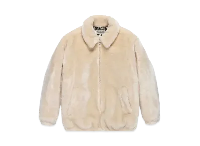 WACKO MARIA FUR ZIP JACKET 裏地無地 "White"