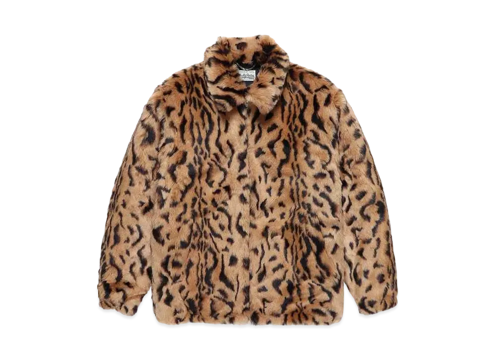 XLサイズワコマリアLEOPARD FAUX FUR MA-1 XLサイズワコマリアLEOPARD FAUX FUR MA-1 FUR FAUX LEOPARD