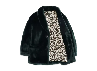WACKO MARIA FUR COAT 裏地レオパード "Green"