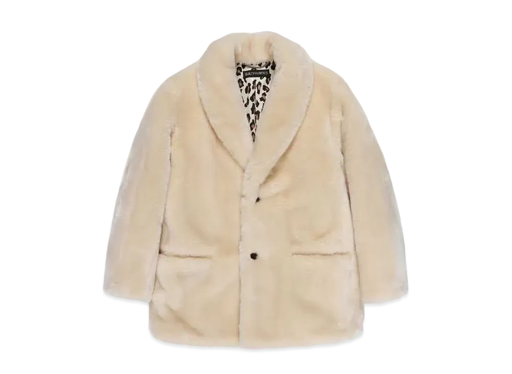 WACKO MARIA FUR COAT 裏地無地 "White"