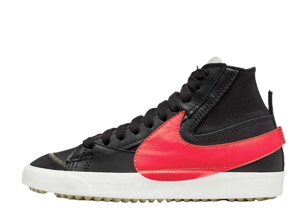ナイキ ブレーザー ミッド '77 ジャンボ "ブラック/セイル/オリーブオーラ/ブライトクリムゾン"