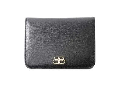 BALENCIAGA Two-Fold Wallet "Black"