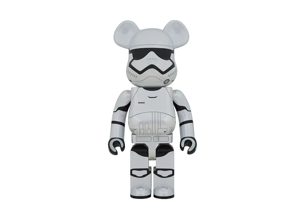 Bearbrick FIRST ORDER STORMTROOPER(TM) (The Force Awakens Ver.) CHROME Ver.1000%