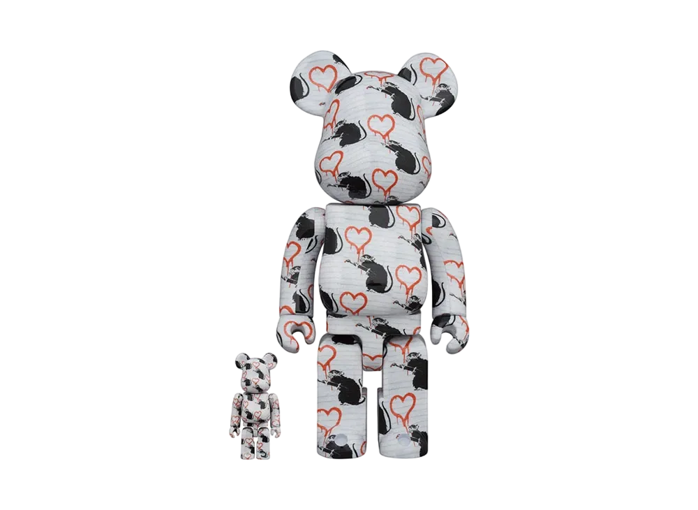Bearbrick LOVE RAT 100% & 400%