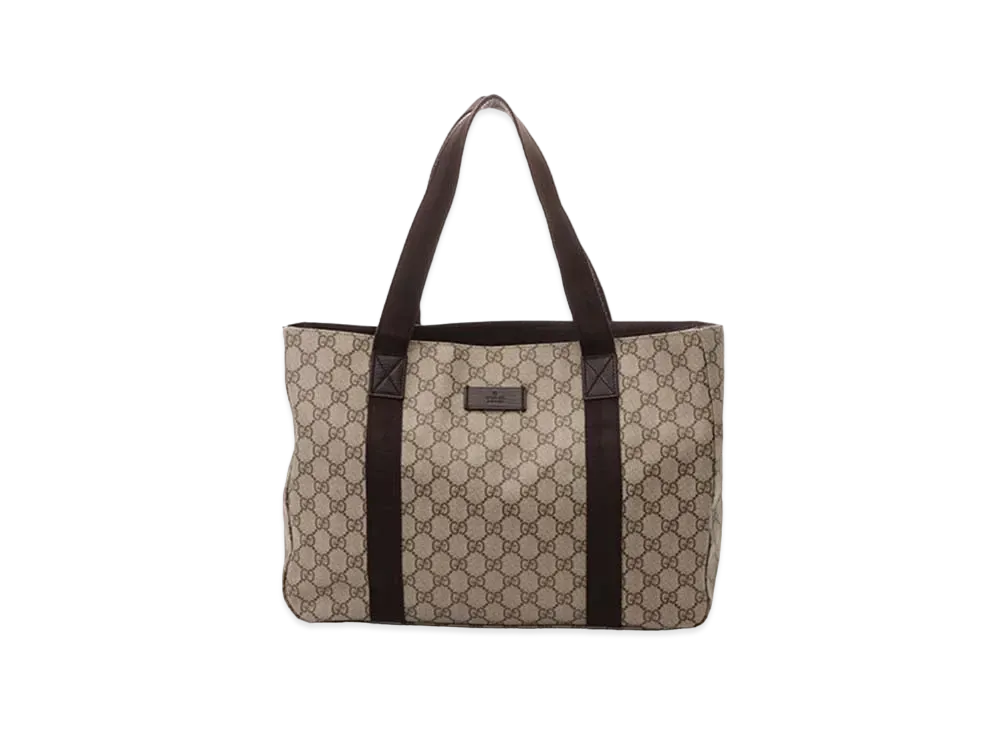 グッチ GGキャンバス トートバッグ "ブラウン" 