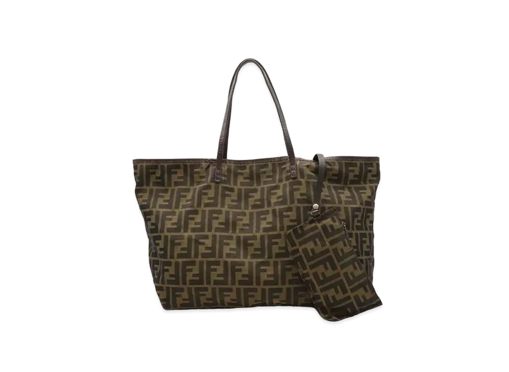 FENDI Zucca Tote Bag "Brown"