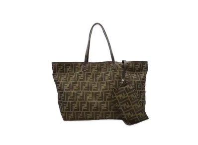 FENDI Zucca Tote Bag "Brown"