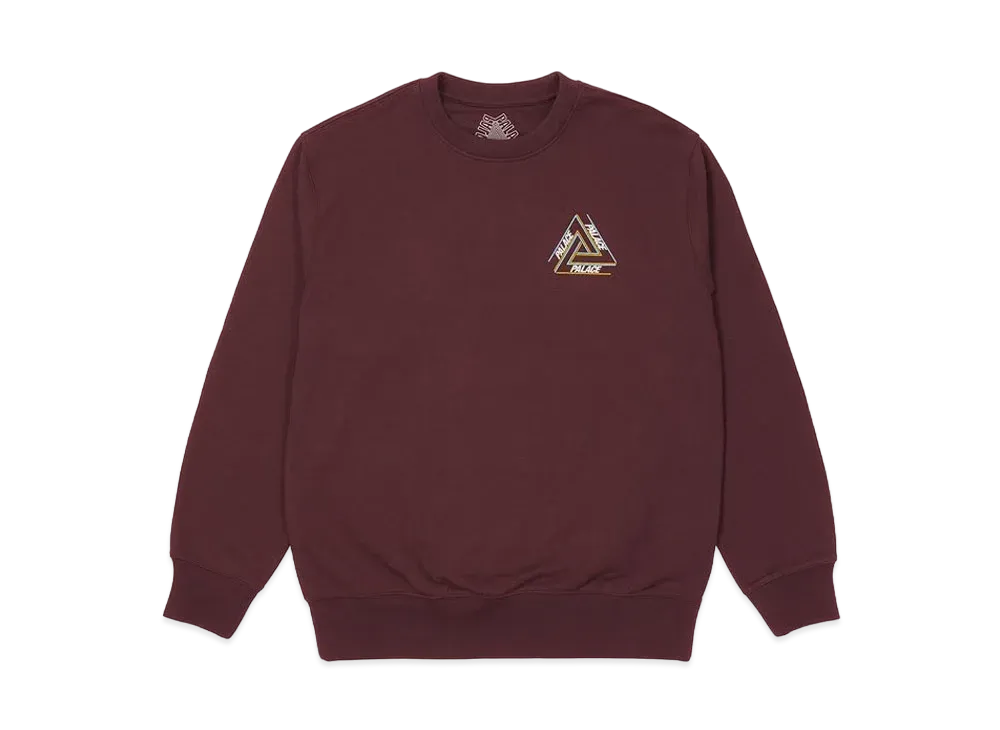 PALACE BASICALLY A TRI-FERG CREW "Burgundy"