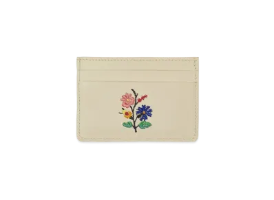 PALACE FLOWER STITCH CARDHOLDER "White"