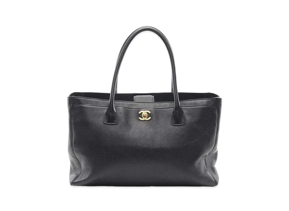 CHANEL Executive Tote Caviar Skin "Black"