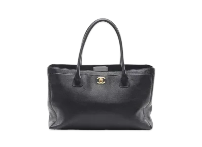 CHANEL Executive Tote Caviar Skin "Black"