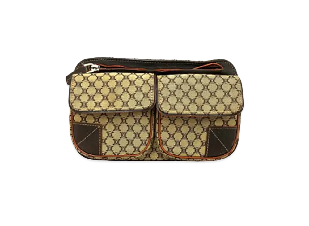 CELINE Macadam Waist Pouch "Brown"