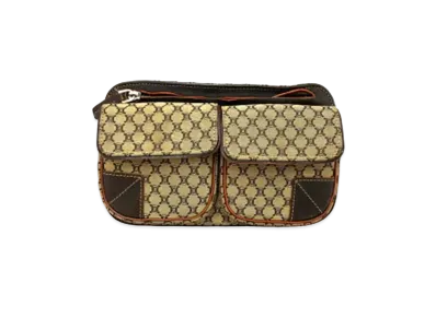 CELINE Macadam Waist Pouch "Brown"