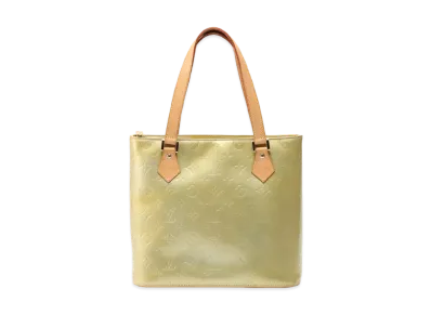 Louis Vuitton Houston Monogram Vernis "Lime Yellow"