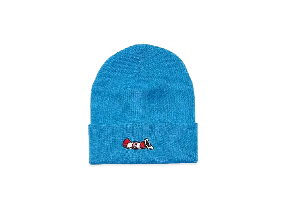 Supreme Cat in the Hat Beanie "Blue"