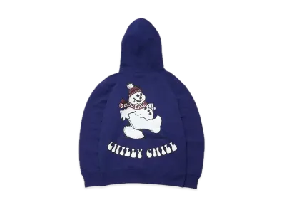 Supreme Snowman Hooded Sweatshirt "Dark Royal"