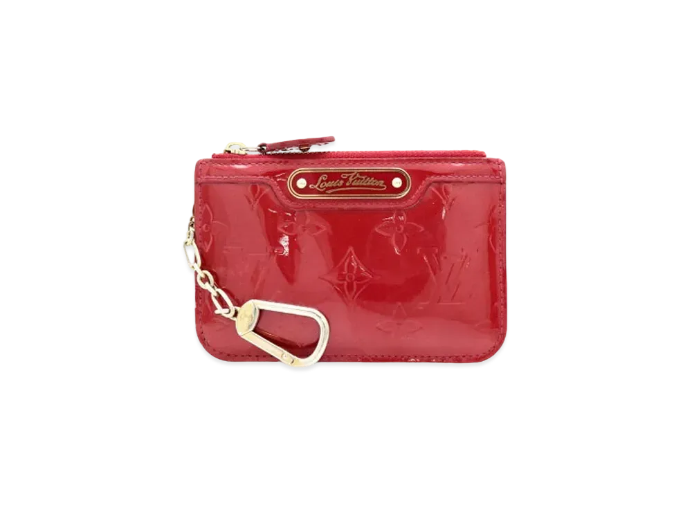 Louis Vuitton Monogram Vernis Pochette Cle "Cerise"