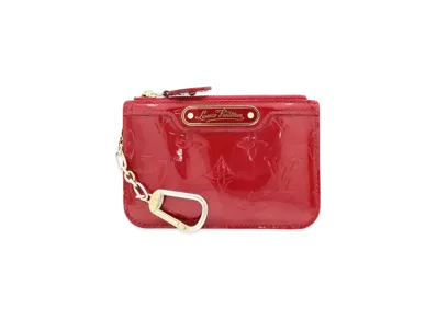 Louis Vuitton Monogram Vernis Pochette Cle "Cerise"