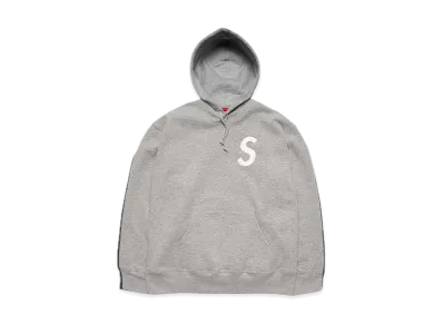 Supreme S Logo Split Hooded Sweatshirt "Heather Grey"