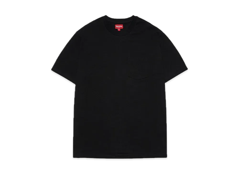 Supreme Laser Cut S Logo Pocket Tee "Black"