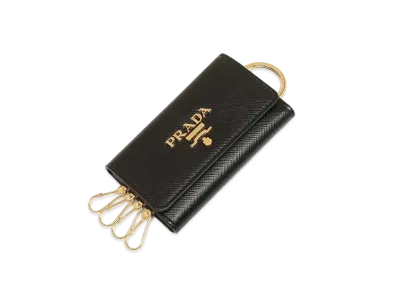 PRADA Saffiano Keycase "Black"
