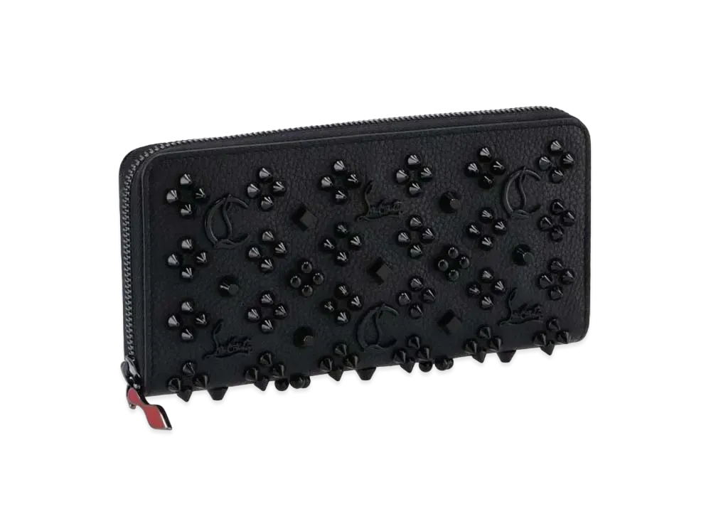 Christian Louboutin Panettone Mulch Spike Wallet "Black"