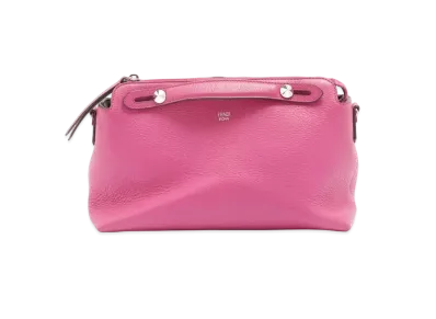 FENDI By the way Medium Leather Handbag "Fuchsia"