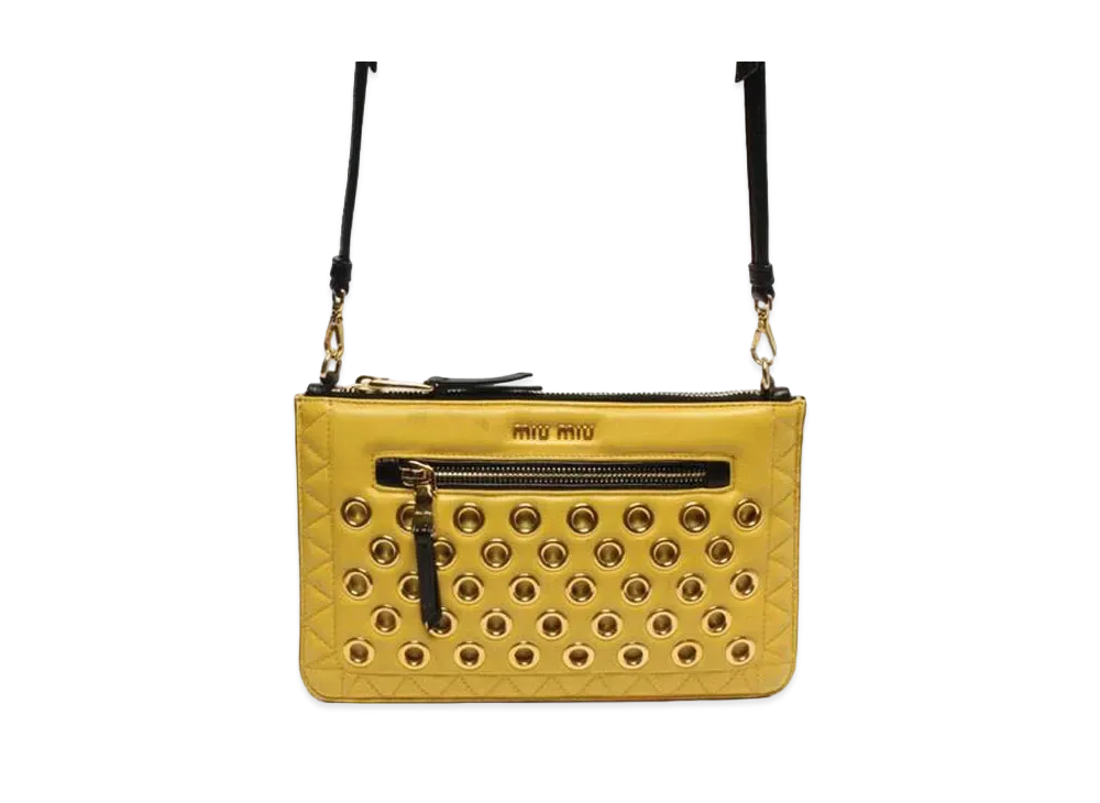 Miu Miu 2way Wallet Bag "Yellow"