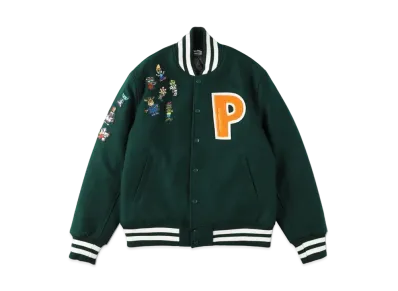 WIND AND SEA x PARAPPA THE RAPPER STUDIUM JACKET "Green"