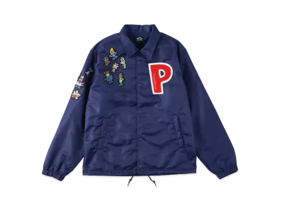 WIND AND SEA x PARAPPA THE RAPPER COACH JACKET "Navy"