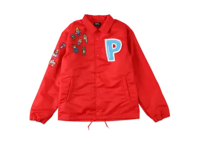 WIND AND SEA x PARAPPA THE RAPPER COACH JACKET "Red"