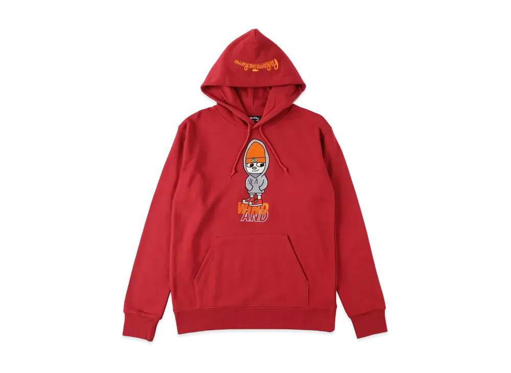 WIND AND SEA x PARAPPA THE RAPPER (WIND AND PARAPPA) HOODIE "Burgundy"