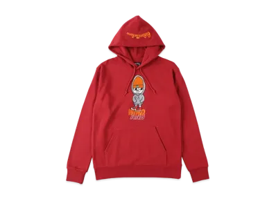 WIND AND SEA x PARAPPA THE RAPPER (WIND AND PARAPPA) HOODIE "Burgundy"
