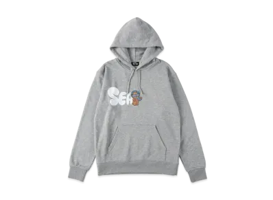 WIND AND SEA x PARAPPA THE RAPPER (PARAPPA & PJ BERRI) HOODIE "Gray"