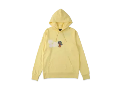 WIND AND SEA x PARAPPA THE RAPPER (PARAPPA & PJ BERRI) HOODIE "Yellow"