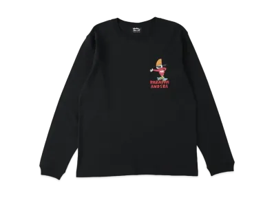 WIND AND SEA x PARAPPA THE RAPPER (PARAPPA RIDING) L/S T-SHIRT "Black"