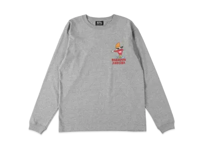 WIND AND SEA x PARAPPA THE RAPPER (PARAPPA RIDING) L/S T-SHIRT "Gray"