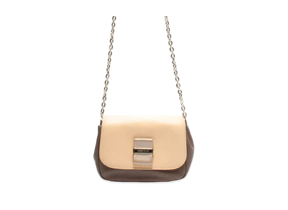 クロエ シーバイクロエ ミニチェーン ショルダーバッグ "ベージュ"