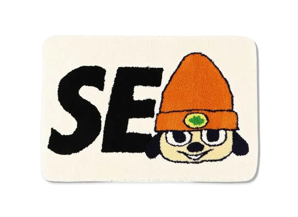 WIND AND SEA x PARAPPA THE RAPPER RAG MAT "White"