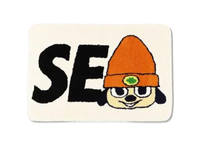 WIND AND SEA x PARAPPA THE RAPPER RAG MAT "White"