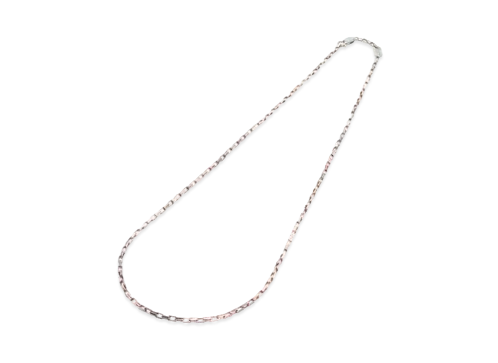 GUCCI Square Chain Necklace "Silver"