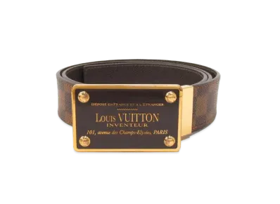Louis Vuitton Damir Taiga Ceinture Inventeur Reversible Belt
