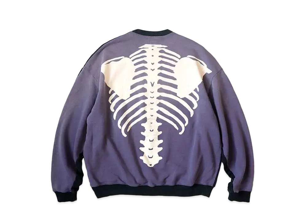 KAPITAL  裏毛　ビバークBIGスウェット（BONEpt） KAPITAL - 裏毛 2TONE BIGスウェット（BONE pt） - BLUE NEON
