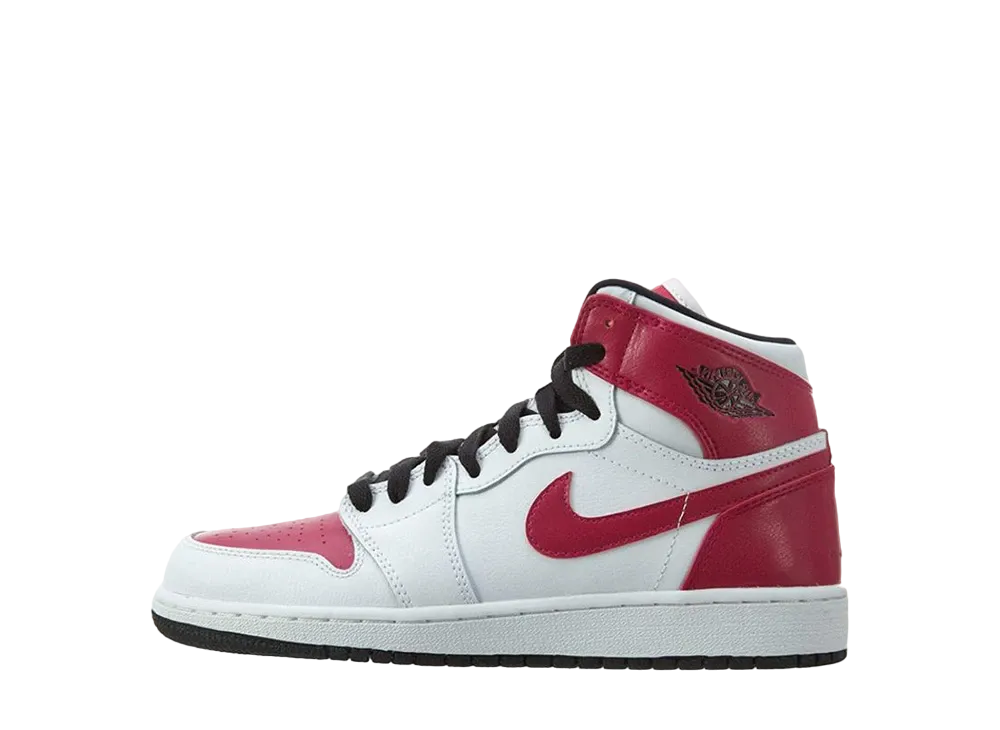 ナイキ GS エアジョーダン1 レトロ ハイ "ホワイト スポーツ フクシャ"