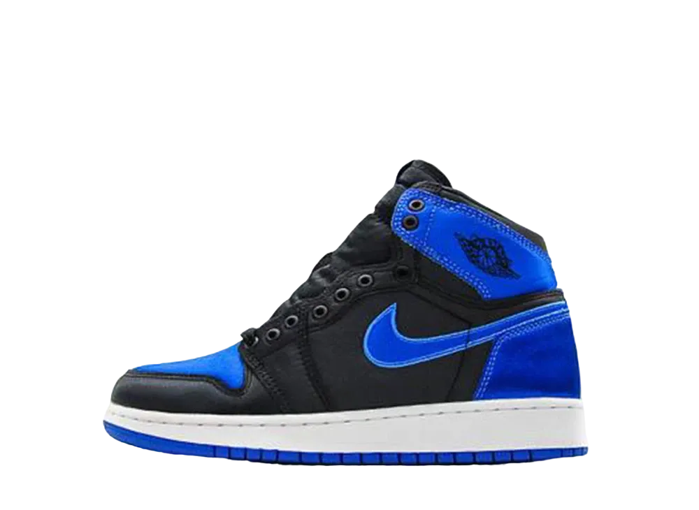ナイキ GS エアジョーダン1 レトロ ハイ サテン "ロイヤル"