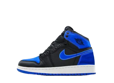 Nike GS Air Jordan 1 Retro High Satin "Royal"