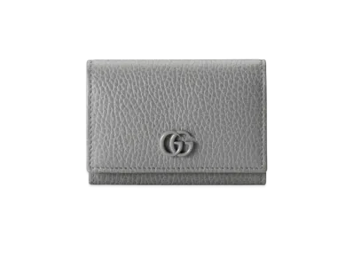 GUCCI GG Marmont Medium Wallet "Gray"