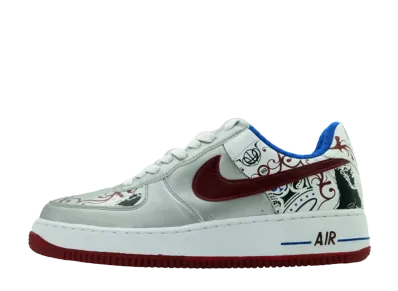 LeBron James × Nike Air Force 1 Low PRM "Met Silver"
