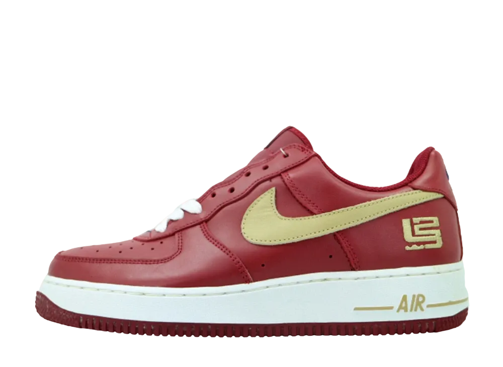 LeBron James × Nike Air Force 1 Low "Varsity Crimson"